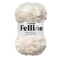 Myboshi Fellino 100g 65m – 891 Shiro Hvit