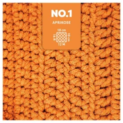 Myboshi Garn No.1 50g – 137 Apricot orange