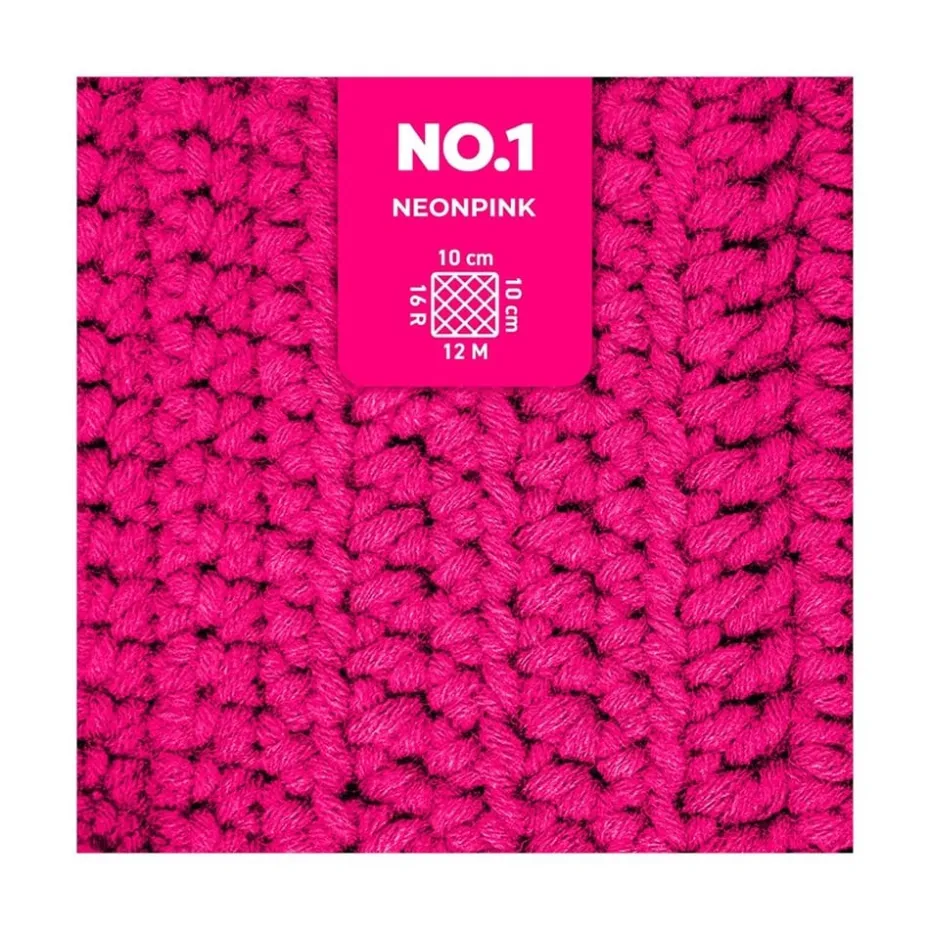 Myboshi Garn No.1 50g – 182 Neon Pink