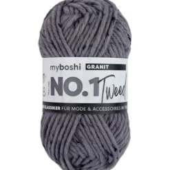 Myboshi Garn No.1 50g – Tweed Granite