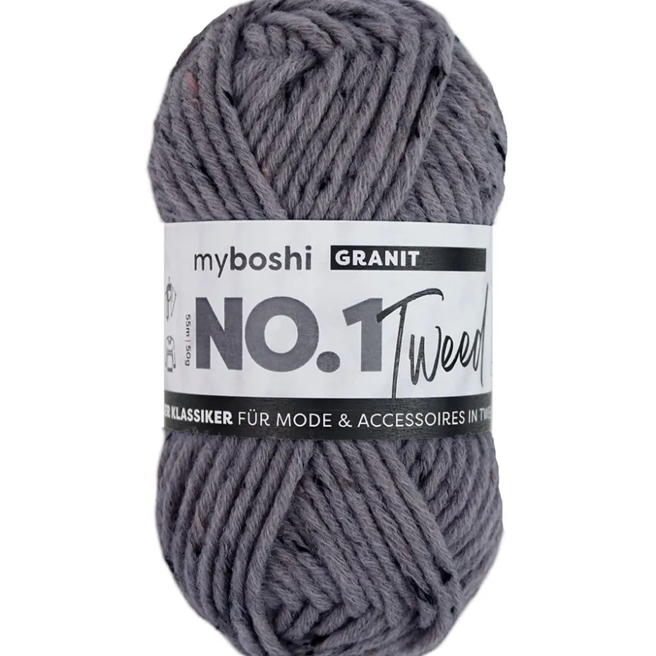 Myboshi Garn No.1 50g – Tweed Granite