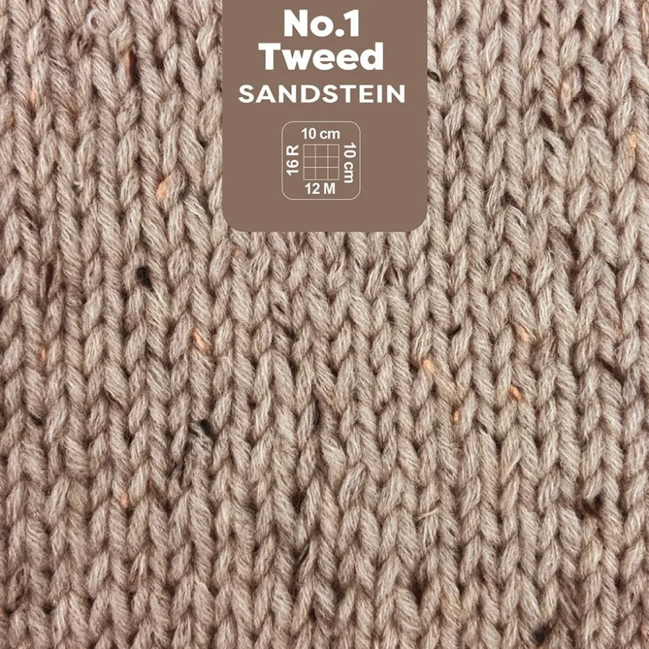 Myboshi Garn No.1 50g – Tweed Sand Stone