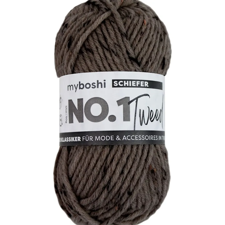 Myboshi Garn No.1 50g – Tweed Slate