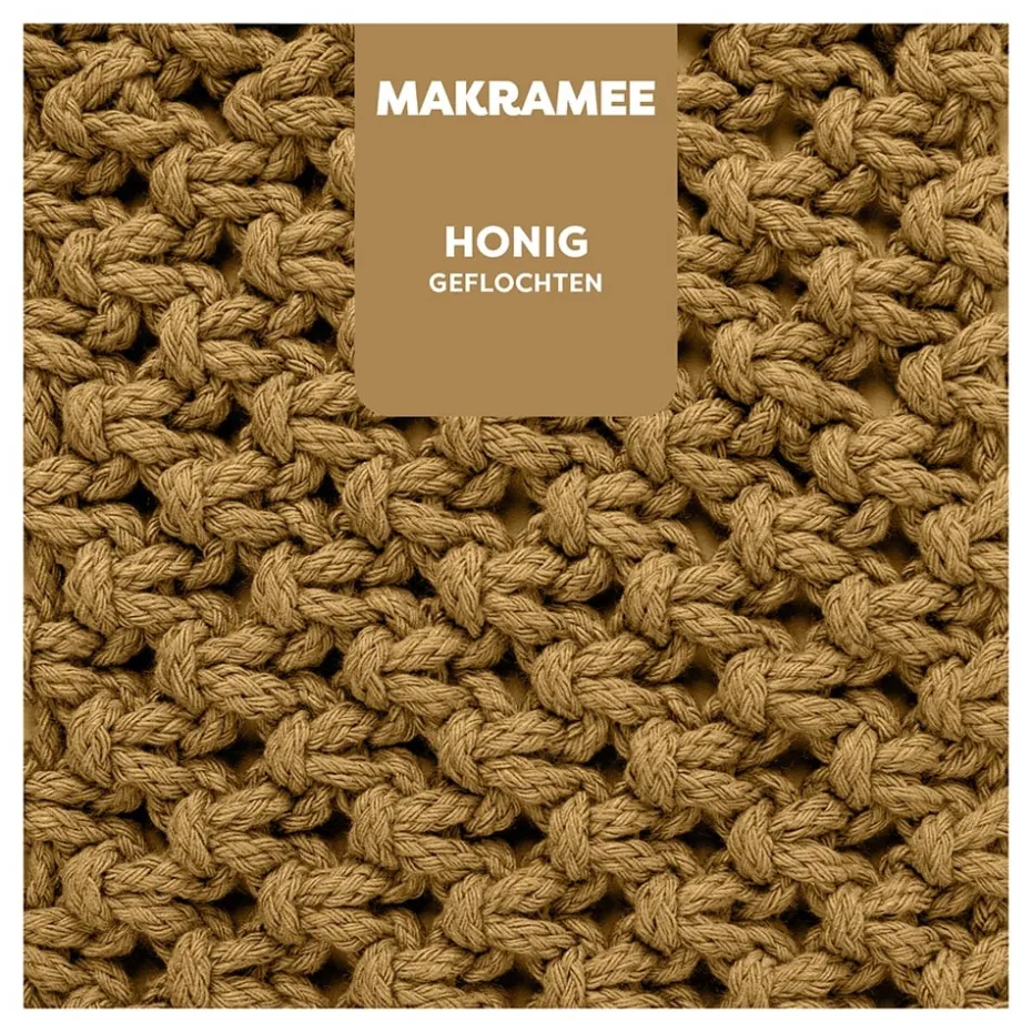 Myboshi Makramégarn Flettet 4mm 50m – Honnig
