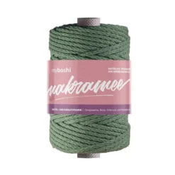 Myboshi Makramégarn Flettet 4mm 50m – Jade
