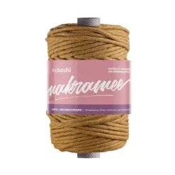 Myboshi Makramégarn Tvinnet 4mm 50m – Honnig
