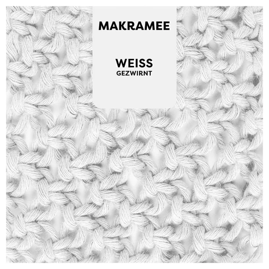 Myboshi Makramégarn Tvinnet 4mm 50m – White
