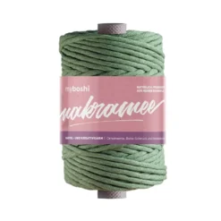 Myboshi Makramégarn Tvinnet 4mm 50m – Jade