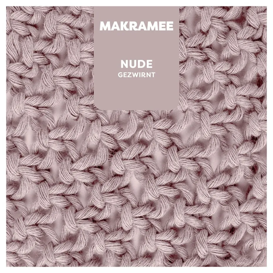 Myboshi Makramégarn Tvinnet 4mm 50m – Nude