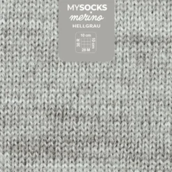 Myboshi Mysocks Merino Sokkegarn 100g – Lys grå