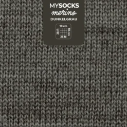 Myboshi Mysocks Merino Sokkegarn 100g – Mørk grå