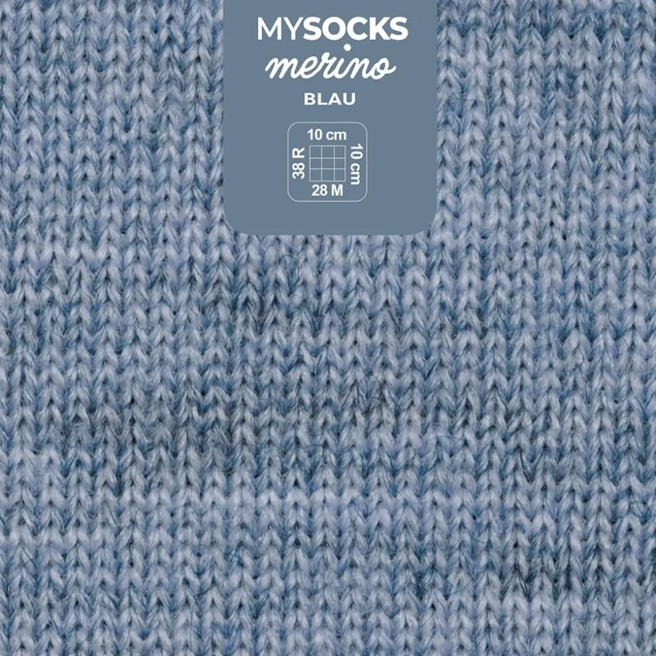 Myboshi Mysocks Merino Sokkegarn 100g – Blå