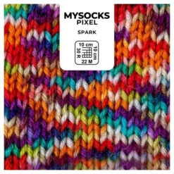 Myboshi Mysocks Pixel Sokkegarn 150g – Spark