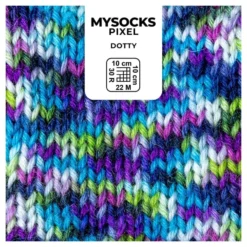 Myboshi Mysocks Pixel Sokkegarn 150g – Dotty