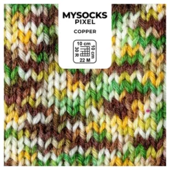 Myboshi Mysocks Pixel Sokkegarn 150g – Copper