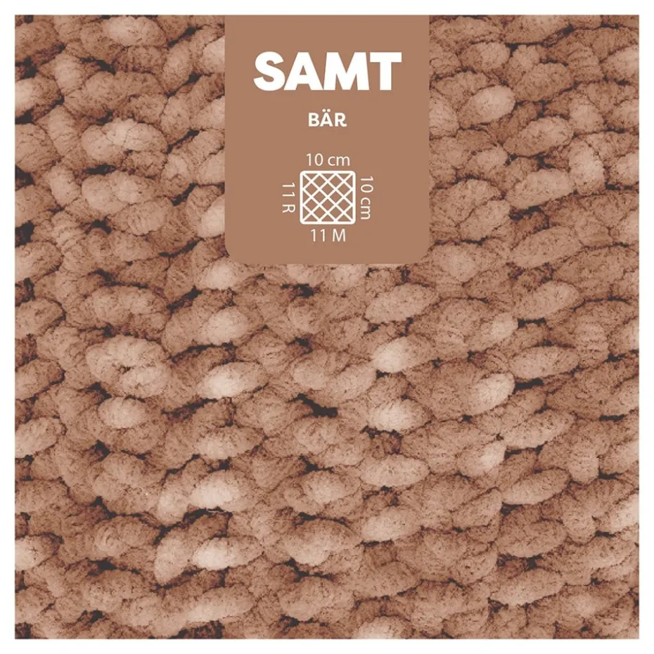 Myboshi Samt Chenillegarn 100g – 873 Bear