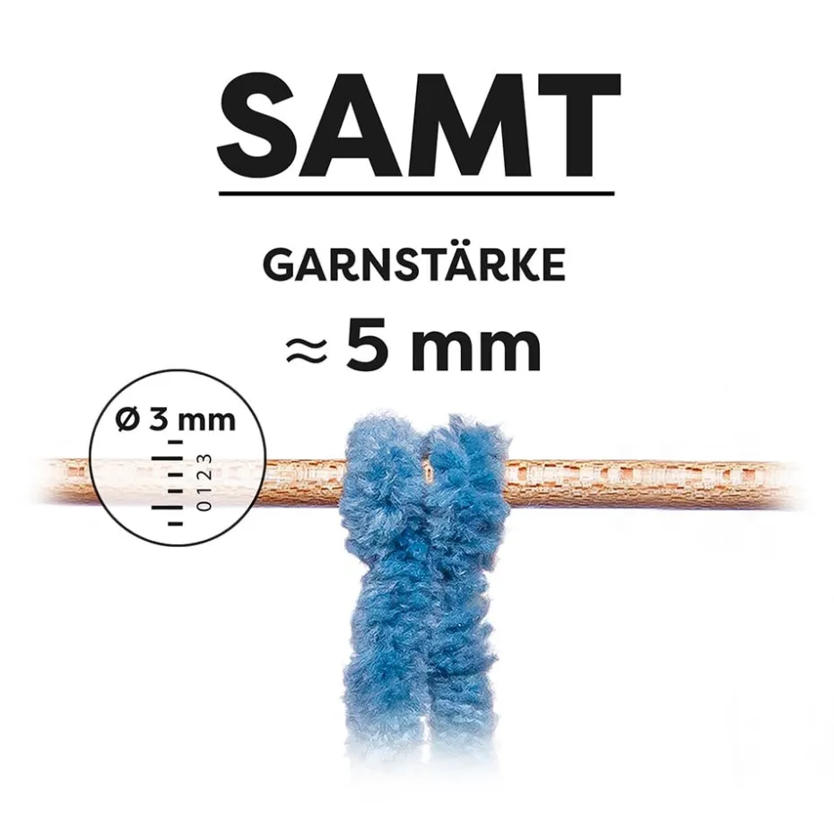 Myboshi Samt Chenillegarn 100g – 873 Bear