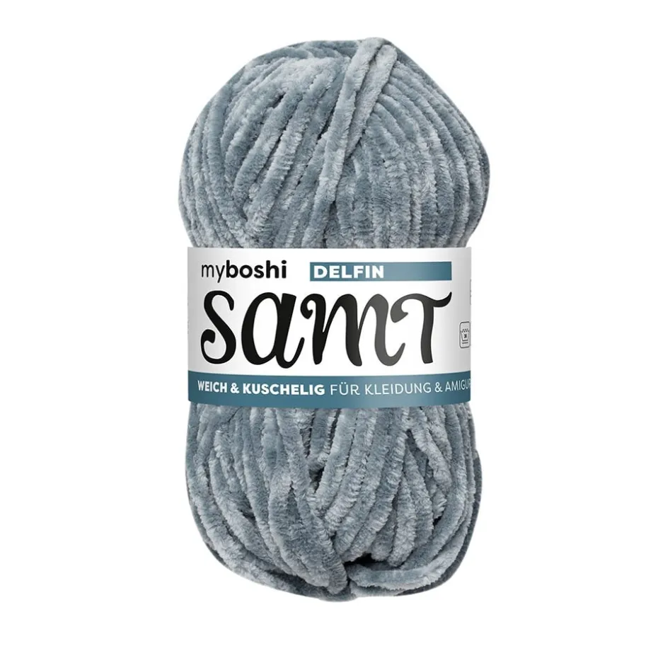 Myboshi Samt Chenillegarn 100g – 894 Dolphin