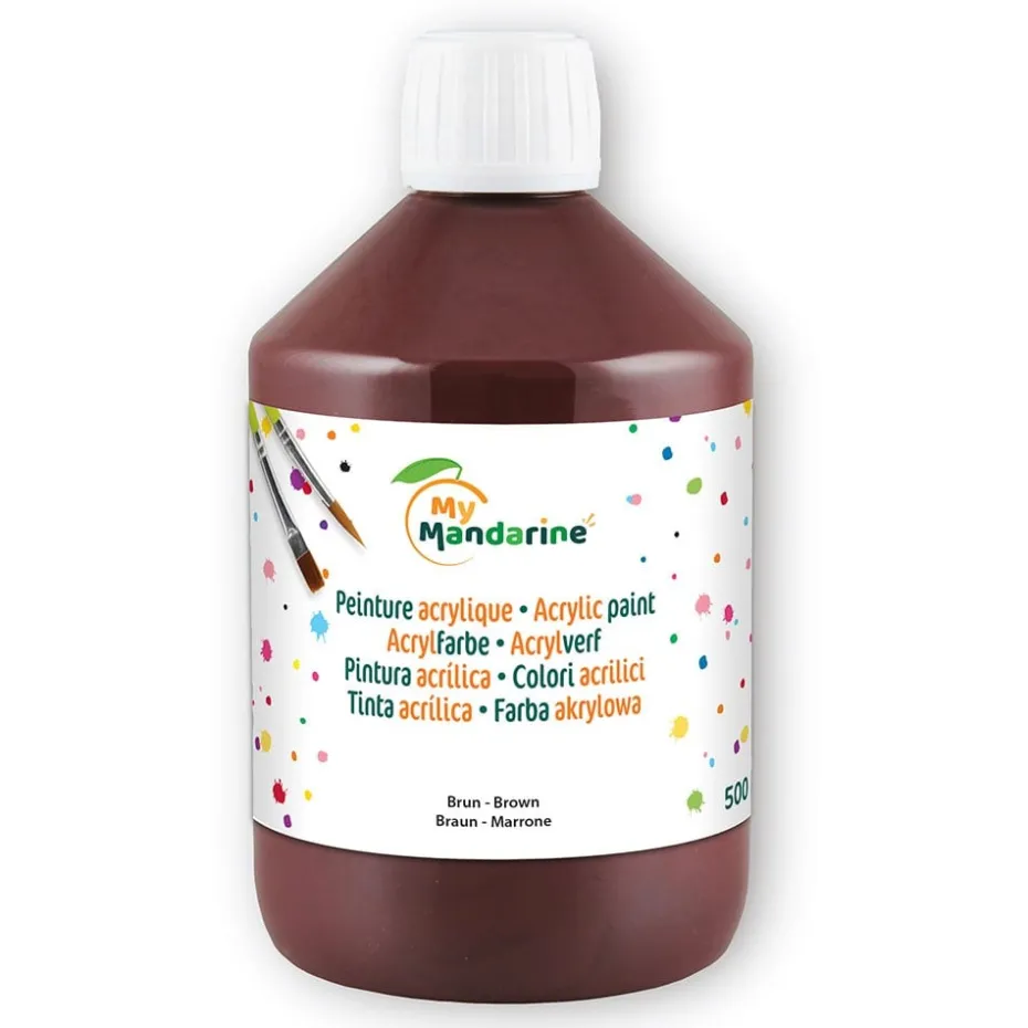 My Mandarine Akrylmaling 500ml – Brun