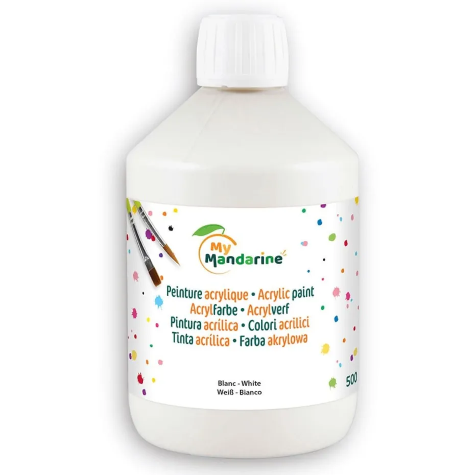 My Mandarine Akrylmaling 500ml – Hvit