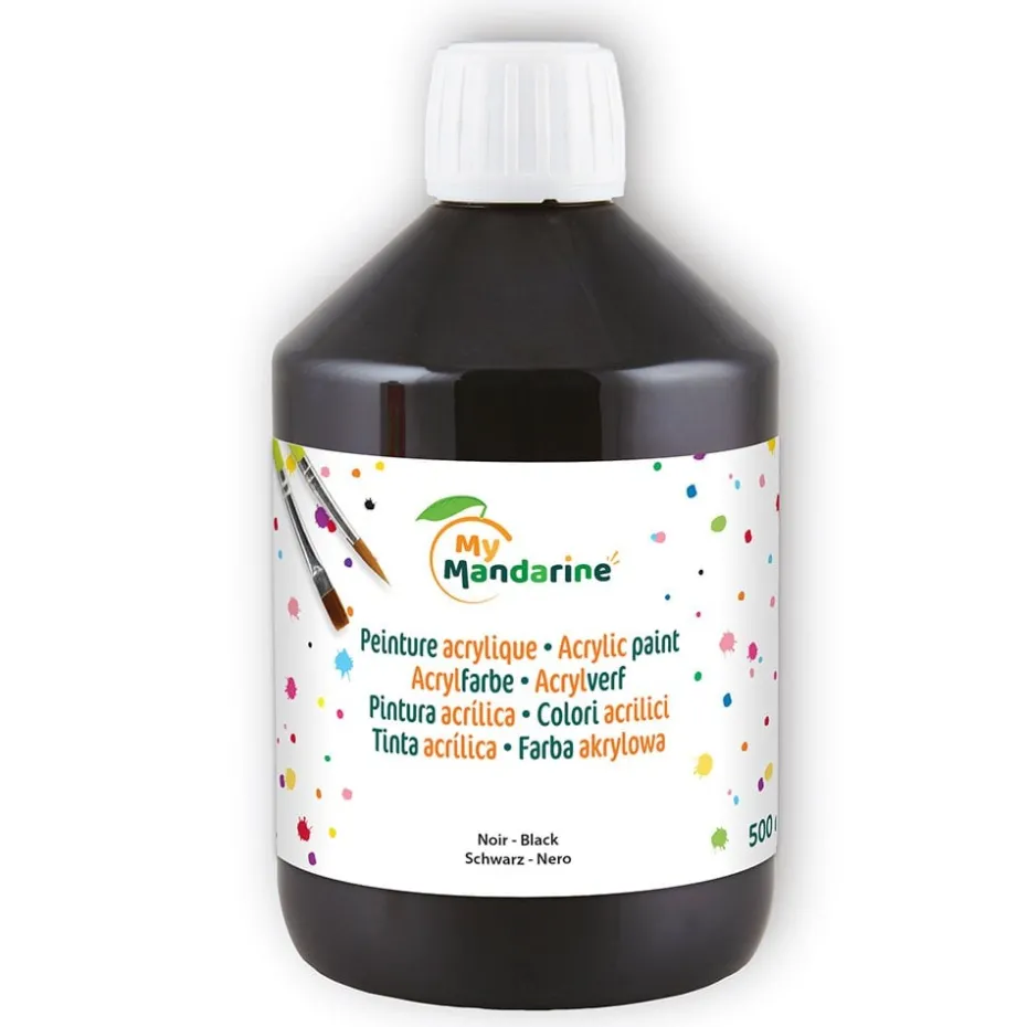 My Mandarine Akrylmaling 500ml – Sort