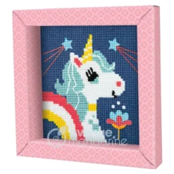 My Mandarine Broderisett 12,7×12,7cm – Unicorn