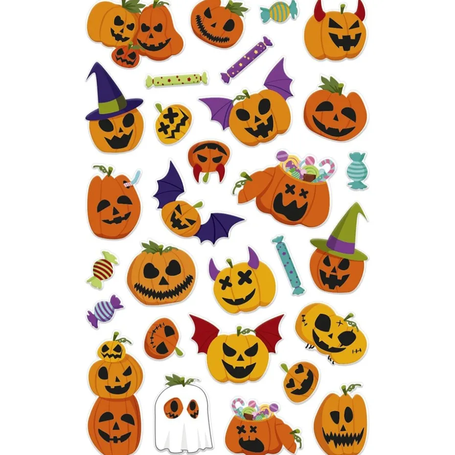 My Mandarine Cooky Klistremerker – Halloween gresskar