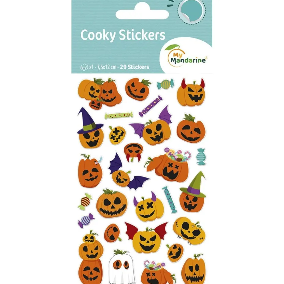 My Mandarine Cooky Klistremerker – Halloween gresskar