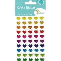My Mandarine Cooky klistremerker – Hjerter