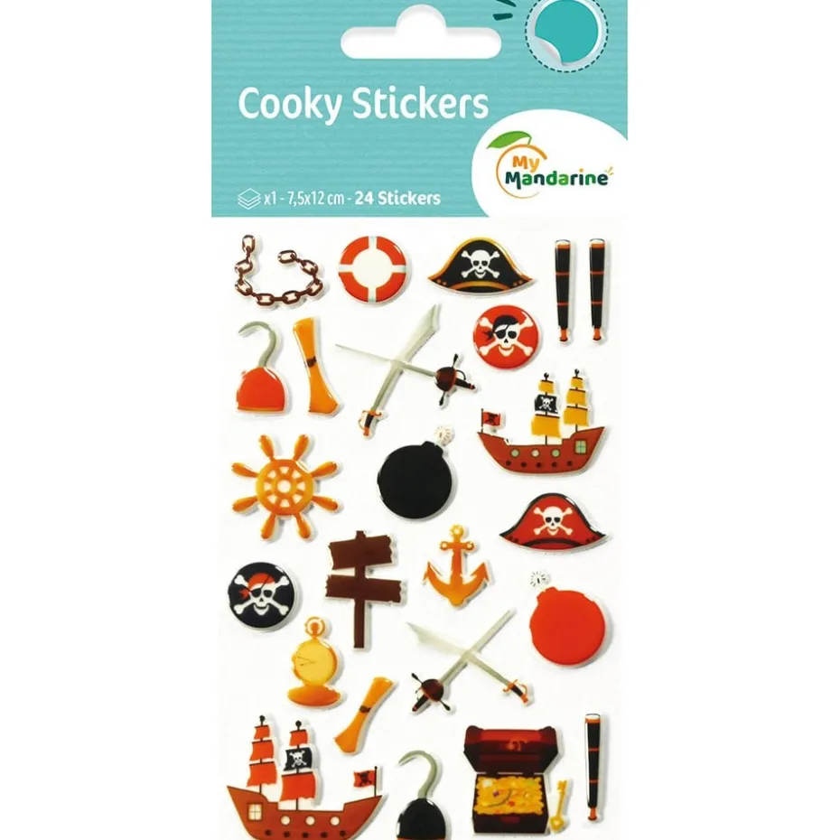My Mandarine Cooky Klistremerker – Pirater