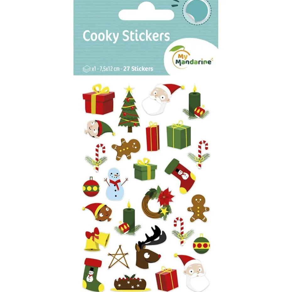 My Mandarine Cooky klistremerker – Jul tradisjonell 2