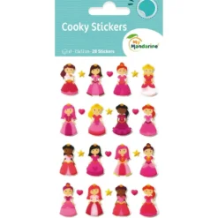 My Mandarine Cooky klistremerker – Prinsesser