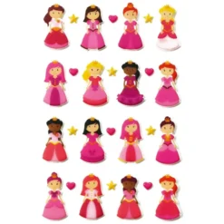 My Mandarine Cooky klistremerker – Prinsesser