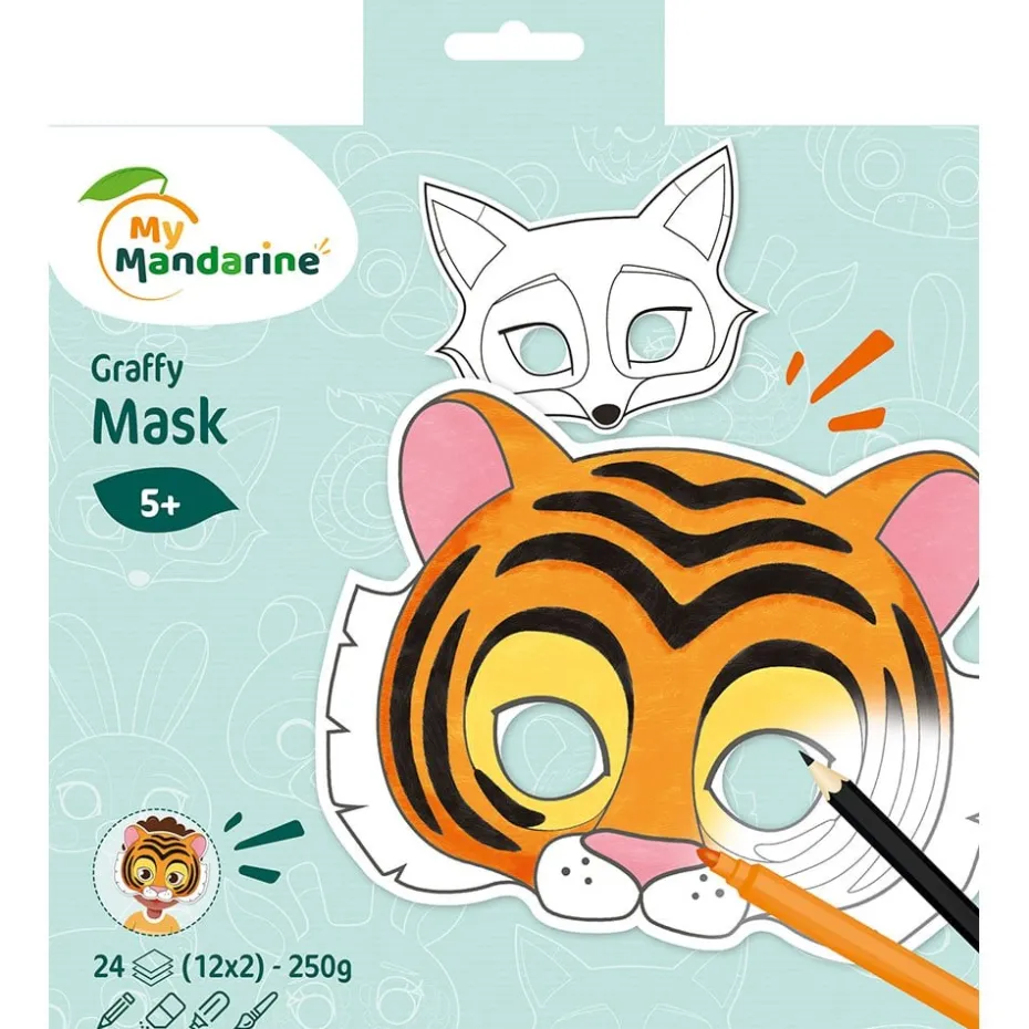 My Mandarine Graffy Mask – Animals