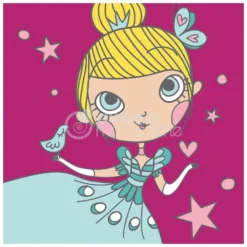 My Mandarine Graffy Paint Malesett – Prinsesse