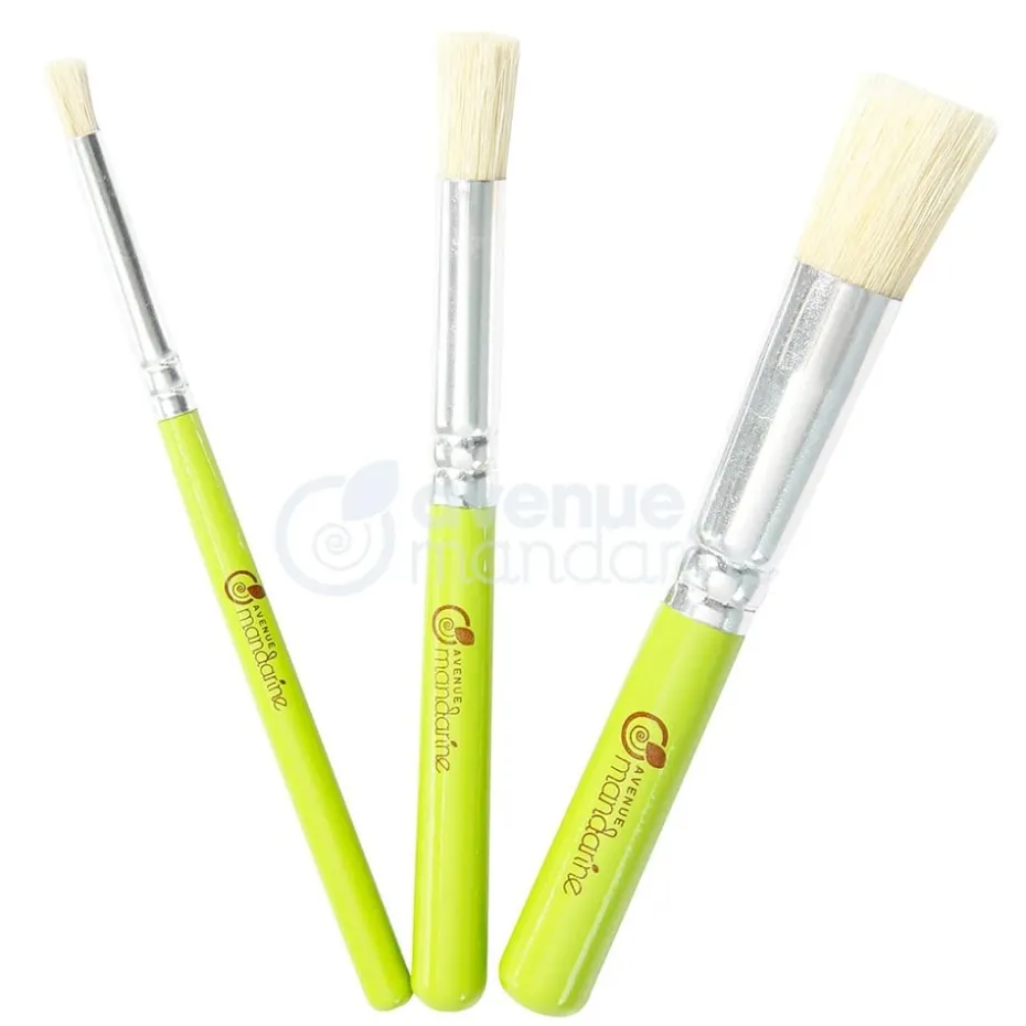 My Mandarine Penselsett sjablongpensel – 3stk