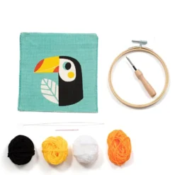 My Mandarine Punch needle sett 18x18cm – Tukan
