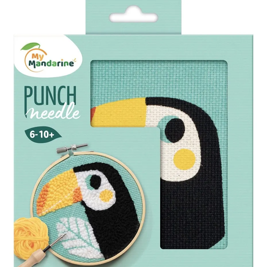 My Mandarine Punch needle sett 18x18cm – Tukan