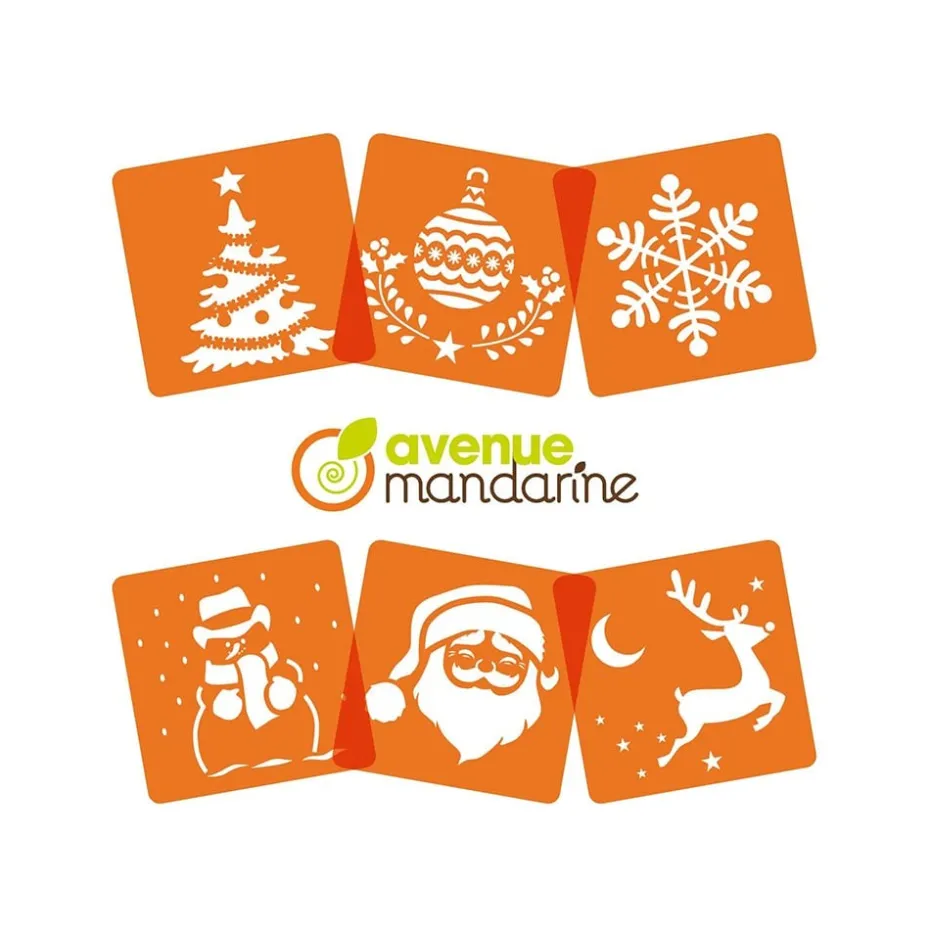 My Mandarine Sjablongsett 6 motiver – Jul 1