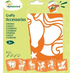 My Mandarine Sjablongsett 6 motiver – Enhjørning