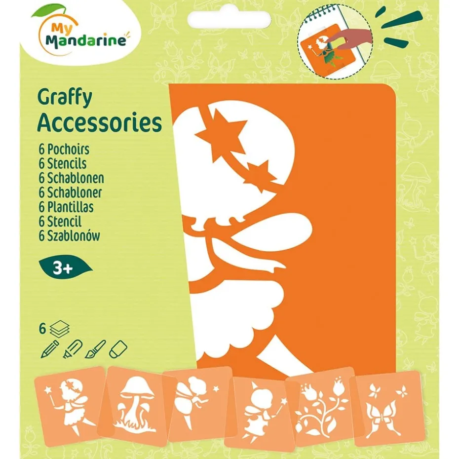 My Mandarine Sjablongsett 6 motiver – Feer
