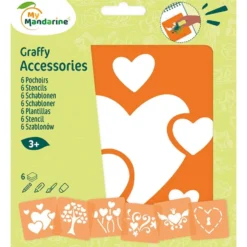 My Mandarine Sjablongsett 6 motiver – Hjerter