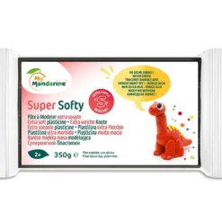My Mandarine Super Softy Plastelina – 350g – Sort