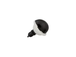 Nese med sikkerhetslås 453415 2-hull 12mm 80 Sort
