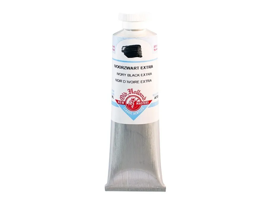 New Masters 60ml, A735 Ivory Black Extra