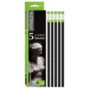 NITRAM Charcoal – B – 5x5x152mm – 5stk