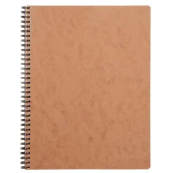 Nomaddict Notatbok Spiral A4+ linjer perforert – Brun