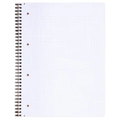 Nomaddict Notatbok Spiral A4+ ruter perforert – Brun