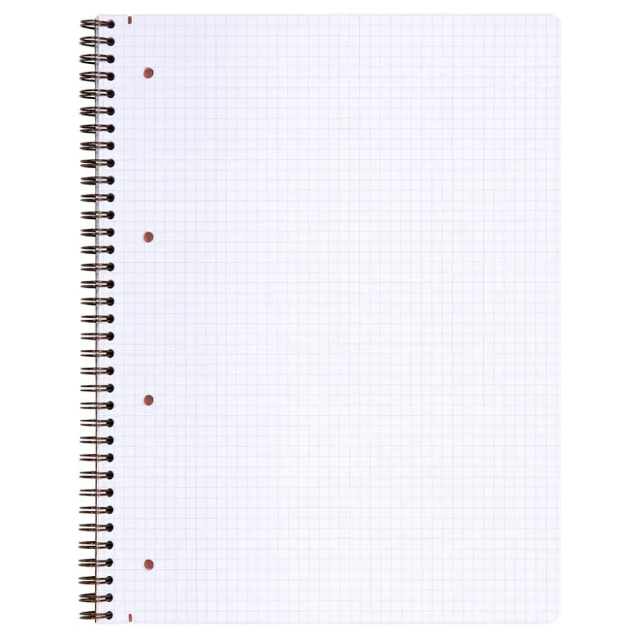 Nomaddict Notatbok Spiral A4+ ruter perforert – Brun
