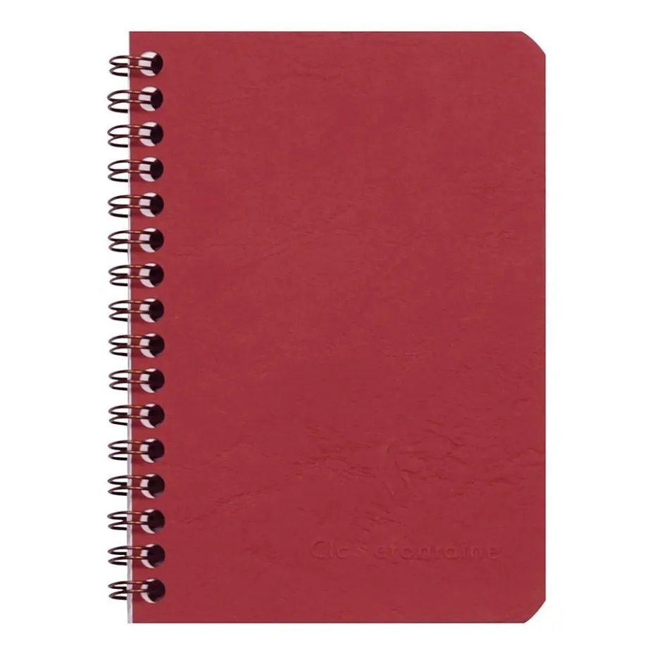 Nomaddict Notatbok Spiral 9x14cm linjer – Rød